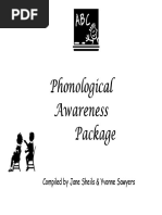 09 Phonological Awareness Activity Package