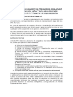 Responda Las Siguientes Preguntas Con Ayuda Del Código Del Niño y Del Adolescente