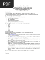 Concordant Steams LTD P. O. Box 12510, T:+255 (0) 758110000, Dar Es Salaam-Tanzania