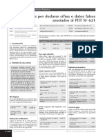 Multas Por Declarar Cifras o Datos Falsos PDF