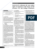 Improcedencia de La Cobranza de Una Orden PDF