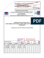 Itp For Fabrication Steel Structure of Warehouse and Workshop