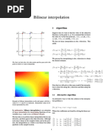 Bilinear Interpolation