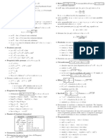 Formulario Di Matematica Geometria Analitica e Trigonometria