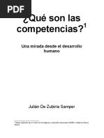 Que Son Las Competencias Una Mirada Desde El Desarrollo Humano PDF