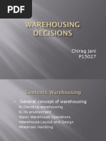 Warehousing Decisions