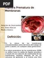 Ruptura Prematura de Membranas