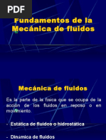 Fundamentos de La Mecánica de Fluidos