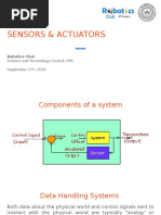 Sensors and Actuators