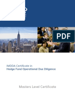 Hedge Fund Operational Due Diligence Master Class