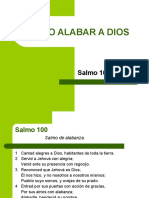 Salmo 100 Cómo Alabar A Dios