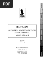 Hawkjaw Jr. Manual 65K-ALS Serial Numbers 4 To 9