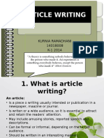 Article Writing