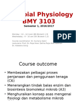 Introduction To Microbial Physiology - Week 1 - SS2016-17