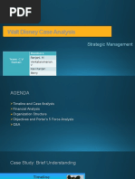 Walt Disney Case Analysis