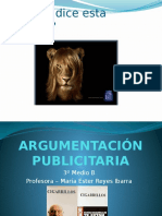 Argumentación Publicitaria