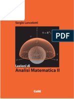 Sergio Lancelotti Lezioni Di Analisi Matematica II Celid 2012