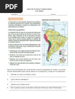 Guía de Lectura Comprensiva Inkas