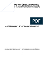 Cuestionario Socioeconomico 2010