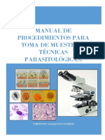 Manual de Toma de Muestra Parasitologica - 2016