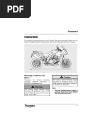 Triumph Tiger Sport 1050 Owners Manual