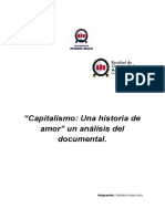 Análisis Documental Capitalismo Una Historia de Amor