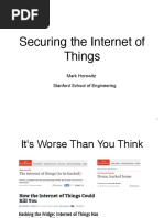 Securing The Internet of Things: Mark Horowitz Stanford School of Engineering