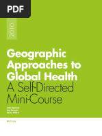 Geographic Approaches To Global Health