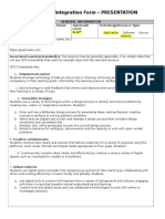 Technology Integration Template-Presentation