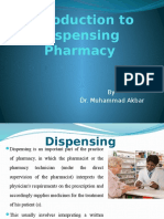 Introduction of Dispensing Pharmacy