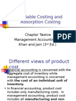 Absorption and Variable Costing - Ch. 2 PGDM New Final