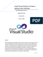 Using Microsoft Visual Studio To Create A Graphical User Interface