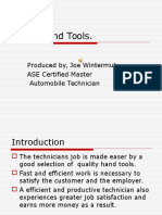 Basic Hand Tools.: Produced By, Joe Wintermute ASE Certified Master Automobile Technician