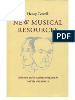 Cowell - New Musical Recourses