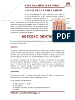 Complicaciones de La Caries Dental