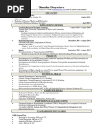 Dimuthu Obeysekera CV