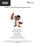 Resource Pack - Science - Year 1 - Human Body and Senses