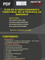 Plan de Acondicionamiento Territorial de La Provincia de Barranca