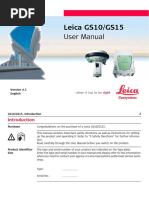 Leica Viva GS10 GS15 User Manual