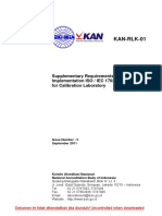 RLK 01 - KAN Requirement For Calibration Laboratory