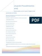 Procedimientos Relacionadados Con El Aseo e Higiene Del Paciente. Cap. V