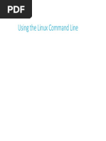 Using The Linux Command Line