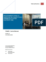 Procedimiento para La Insercion Del Equipo Cisco ASR9000 en Cluster Existente 7609