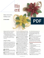 Poinsettia Ornament: Bead A Decorative Holiday Accent