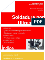 Soldadura Por Ultrasonido - Presentacion