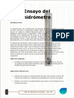 Informe 6 de Hidrometro