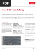 Avaya G430 Media Gateway