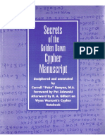 Poke Runyon Secrets of The Golden Dawn Cypher Manuscript PDF