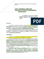 Socializacion, Sociabilidad y Subjetivación 3 Cat