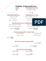 Identidades Trigonometricas y Triangulos Especiales Elaborado Por Alumno